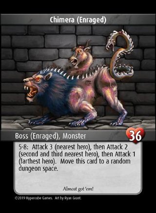 Chimera boss card