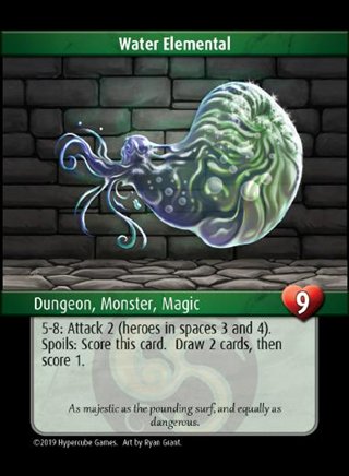 Water Elemental monster card